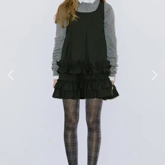 SINOON | 시눈 Sinoon Frill Sleeveless Dress (Black) Onepiece #시눈