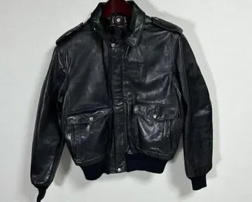 Schott A2 A-2 184SM 가죽 자켓 블랙 USA 제조