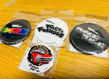 [ 새상품급 ] 와일드 스피드 캔뱃지 4종