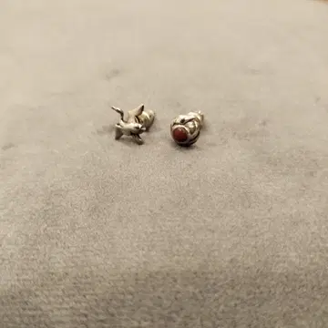 카스우 공방 학 편쪽 귀걸이 2개 세트