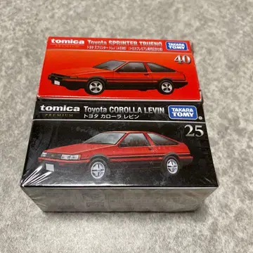 메루카리 시 가격 인하! 토미카 프리미엄 도요타 86 트레노 레빈 세트