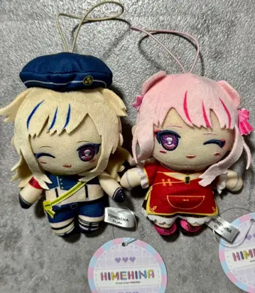 HIMEHINA 보이스 마스코트 봉제 인형 윙크 2종 세트