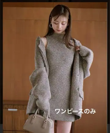 스나이델 미니 니트 원피스