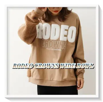 RODEO CROWNS 로데오 크라운 RC 보아 절개 맨투맨 상의