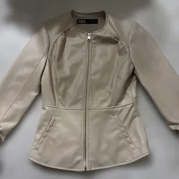 [ 새상품급 ] ZARA 가죽 자켓, 라이더 자켓, XS