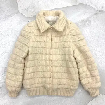 구제 니트 블루종