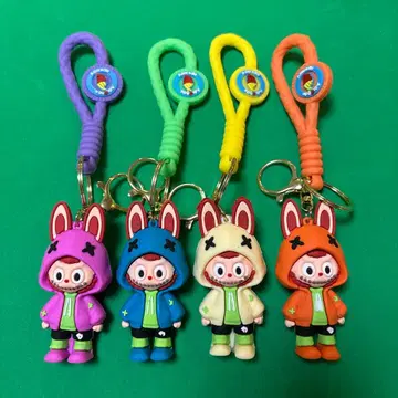 러브부 캐릭터 아크릴 키링 4개 세트