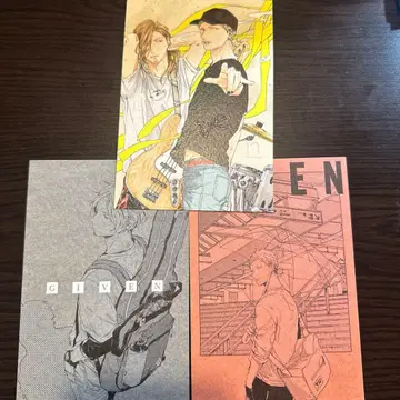 기븐 엽서 카지 아키히코 나카야마 하루키 세트 3점