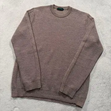 자노네 50 사이즈 둥근넥 니트 스웨터 그레이지 계열