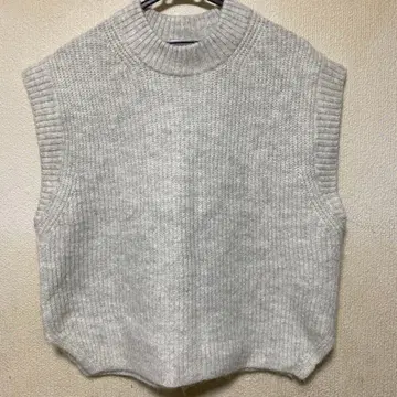 ZARA 니트 베스트 알파카 울