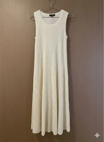 Theory 슬리브리스 리브 롱 원피스 S