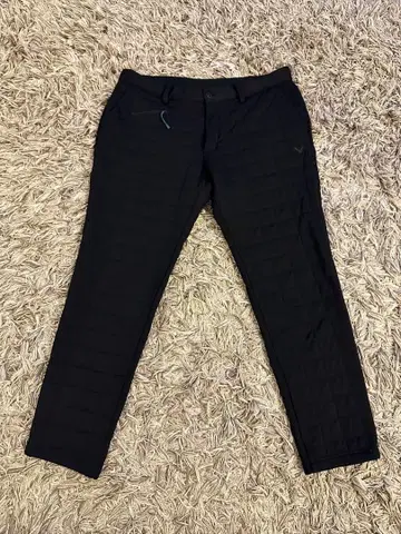 캘러웨이 골프 블랙 퀼팅 팬츠 4L