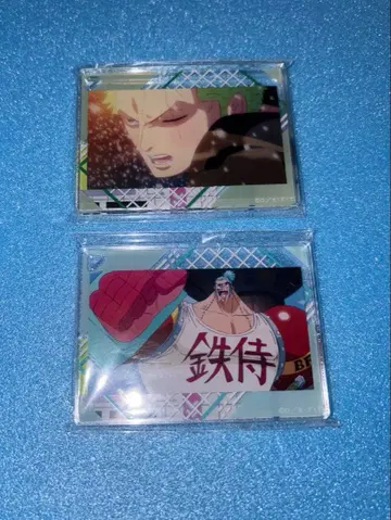 원피스 장면 사진 아크릴 스탠드 키링 조로 프랭키