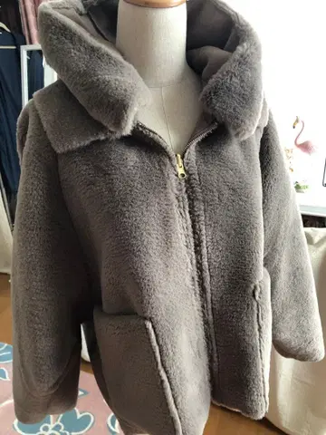 새상품급 SONO/소노 무스탕 x 퍼 리버서블