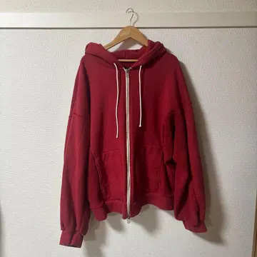 my beautiful landlet 빨간색 집업 후드티