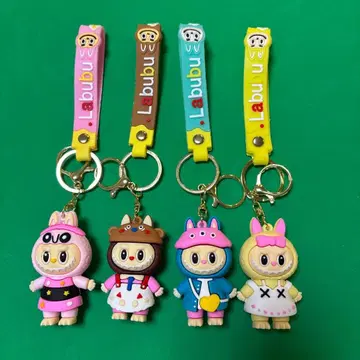 러브부 캐릭터 아크릴 키링 4개 세트