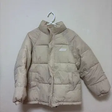 베이지 다운 자켓 M 사이즈
