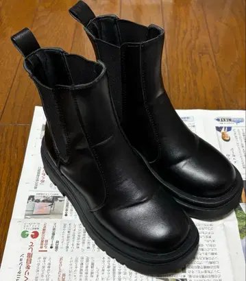 블랙 부츠 숏부츠 부츠 블랙 블랙