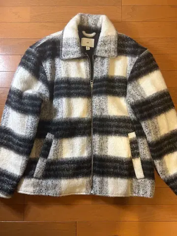 H&M 체크 무늬 자켓