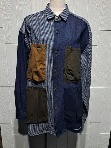 Oregonian Camper 스트라이프 데님 셔츠