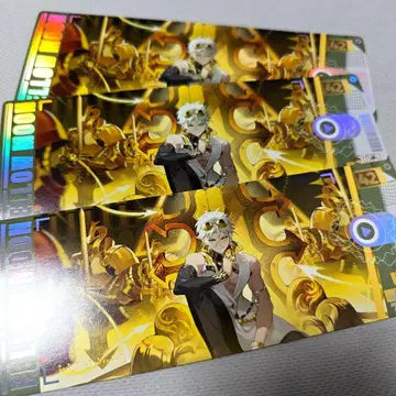 신월동행 야누스 홀로그램 가공 캐릭터 카드 4장 세트