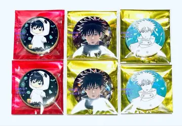 주술회전 후시구로 메구미 말큐브 홀로그램 캔뱃지 글리터 캔뱃지