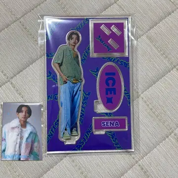 ICEx 타케노 세나 아크릴 스탠드 프로모션 카드