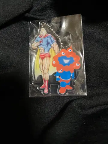 근육맨 미야쿠미야쿠 마네키식품 콜라보 키링