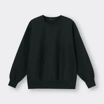 GU 헤비웨이트 맨투맨 풀오버 블랙 M