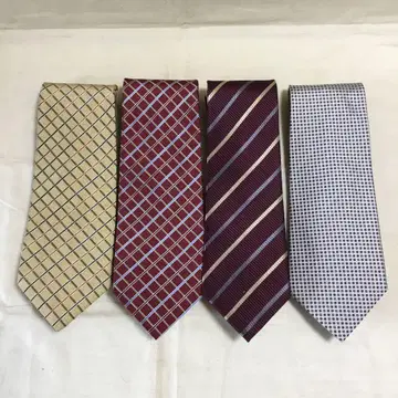 renoma 야마모토 간사이 외 브랜드 넥타이 4개 묶음 판매