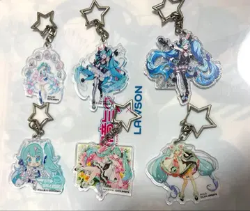 매지컬 미라이 아크릴 키링 5종 하츠네 미쿠