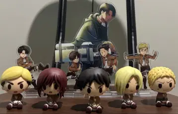 진격의 거인 제일복권 하위상 쵸코놋코 아크릴 스탠드 묶음 판매