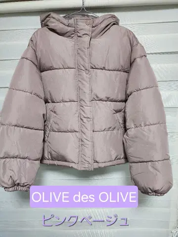 OLIVE des OLIVE 후드 부착 패딩 자켓 M 다운 자켓