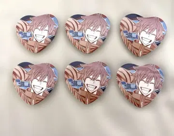 도겐안키 이치노세 시키 하트 캔뱃지