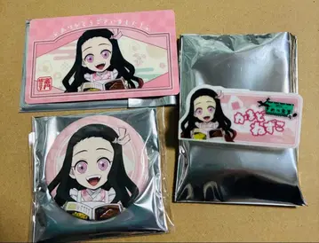 귀멸의 칼날 카마도 네즈코 김렛 식당 명찰 특전 캔뱃지 세트 모음