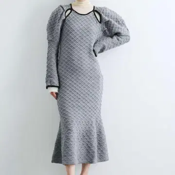 VIS / 니트 머메이드 원피스