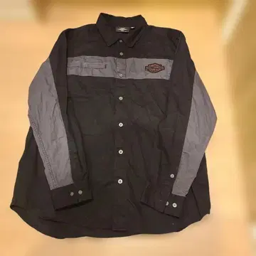 새상품급 Harley-Davidson 긴팔 셔츠 자수 로고 XL