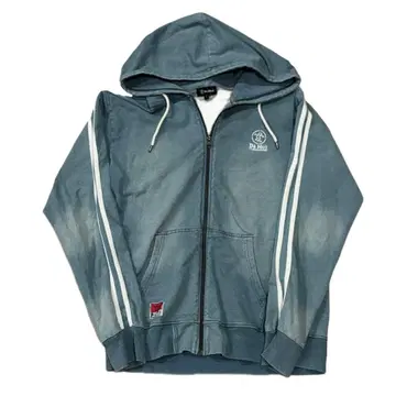 Da Hui 집업 후드티 블루 L 사이즈