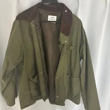 새상품급 코엔 낚시 자켓 숏 올리브 사이즈 L