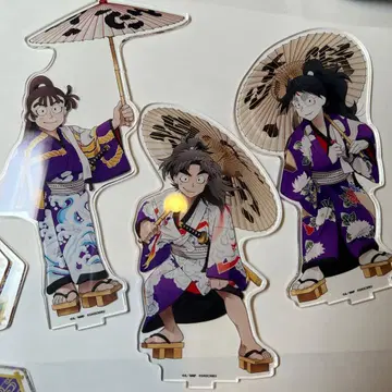 닌타마 란타로 극락탕 콜라보 아크릴 스탠드 오하마, 쿠쿠치, 타케야