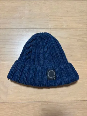 야마토미치 니트 모자 네이비