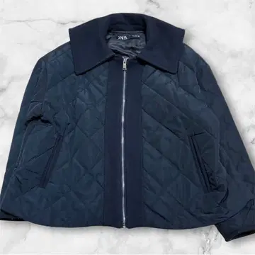 인기 자라 퀼팅 블루종 자켓 블랙 L 가을/겨울 아우터