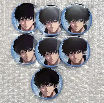 사카모토 데이즈 글리터 캔뱃지 세바 나츠키 7점