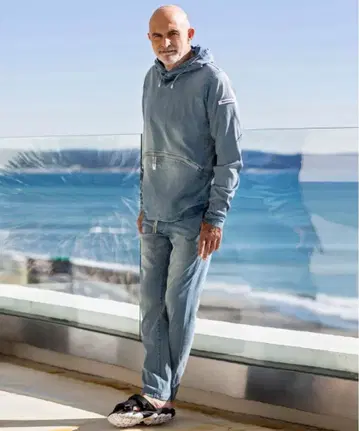 @ 1piu1uguale3 데님 후드티 셋업