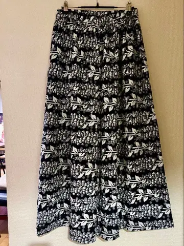 [ 핸드메이드 ] 아프리칸 프린트 꽃무늬 플레어 팬츠