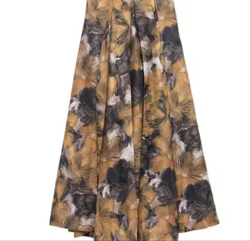 eimy Margot flower 턱 플레어 스커트