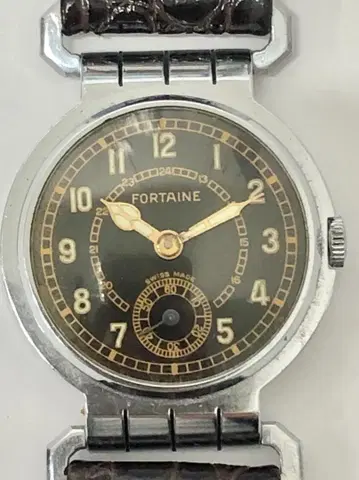FORTAINE 폰테인 수동 와인딩 시계 앤티크 작동품 빈티지