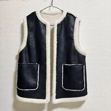 무스탕 코트 베스트