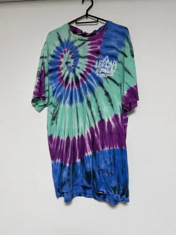 LEFLAH 타이 다이 셔츠 XL