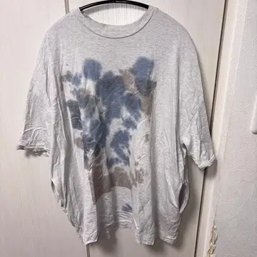 Dulcamara 꽃무늬 프린트 T셔츠 그레이